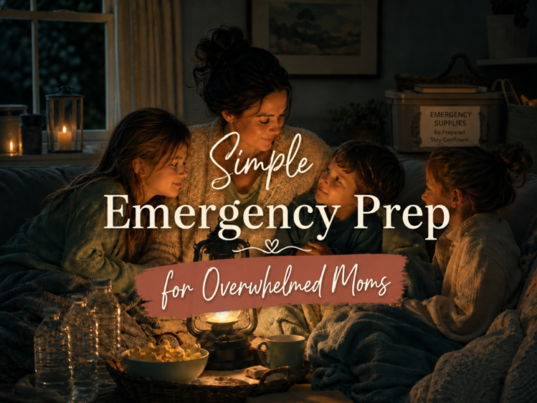 Simple Emergency Prep for Moms Who Are Already Overwhelmed